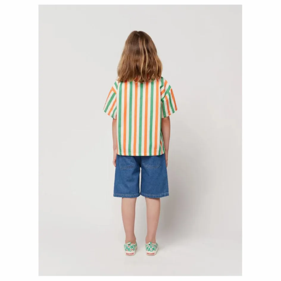 Bobo Choses Bermuda Denim Color Block ||Enfant Shorts, Bermudas|Jupes, Shorts