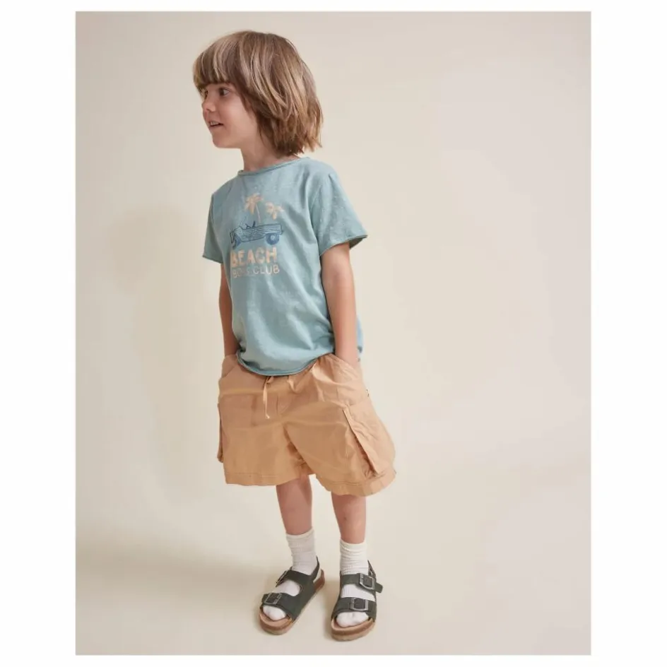 New Búho Bermuda Popeline Coton Bio | Camel