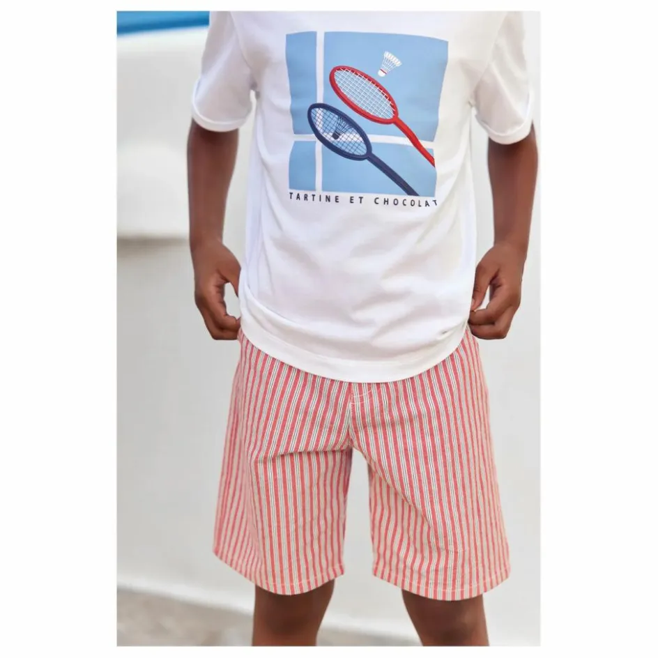 Tartine et Chocolat Bermuda Rayé ||Enfant Shorts, Bermudas