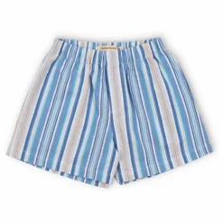Clearance the new society Bermuda Rayures Tebas | Bleu ciel