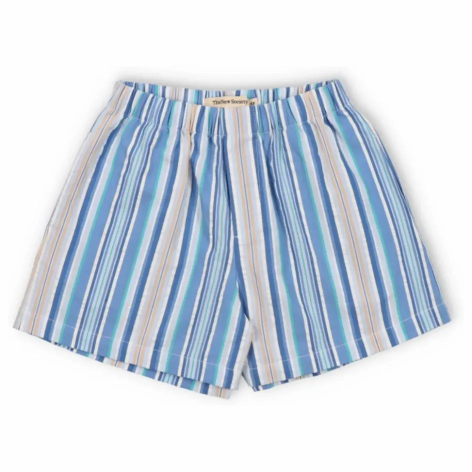 Clearance the new society Bermuda Rayures Tebas | Bleu ciel