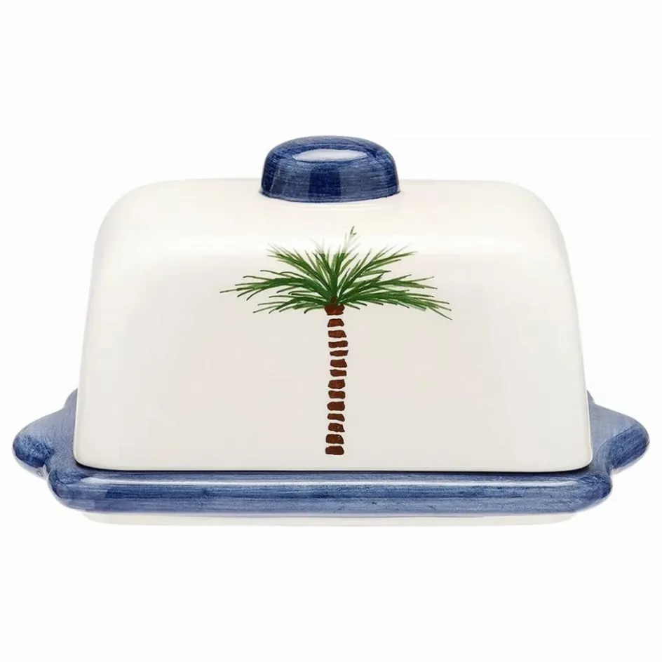 Anna + Nina Art De La Table*Beurrier Palm Tree |