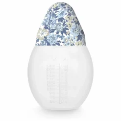 Sale Elhée Biberon en silicone médical et tétine physiologique Honey Dew - x Liberty | Bleu
