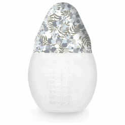 Online Elhée Biberon en silicone médical et tétine physiologique Mimosa Field - x Liberty | Bleu ciel
