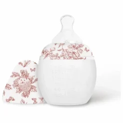 Elhée Biberon en silicone médical et tétine physiologique Toile de Jouy - x Tartine et Chocolat || Biberons|Puériculture