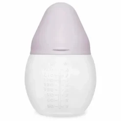 New Biberon en silicone médical et tétine physiologique | Lilas Biberons|Puériculture