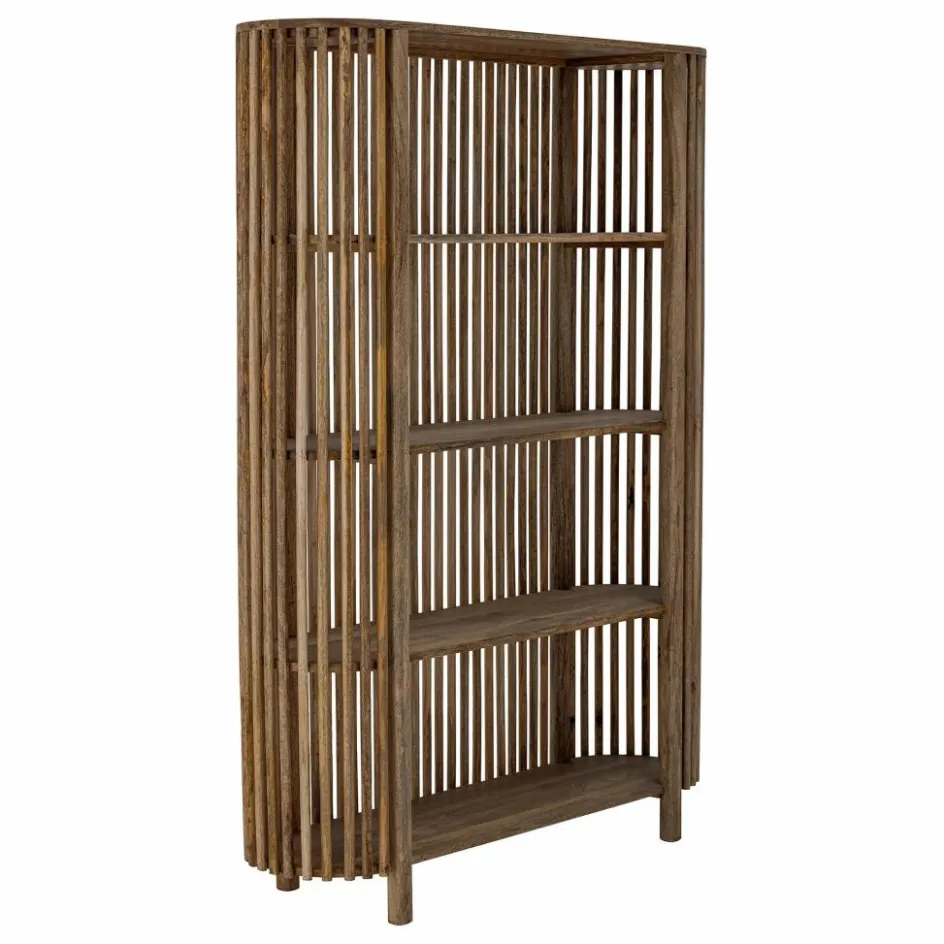 Clearance Bibliothèque Sali en bois de manguier Meubles De Rangement