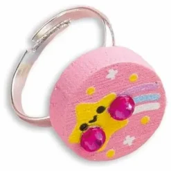 Janod Bijoux en bois Arc-en-Ciel à créer - x Hachette Multicolore