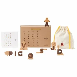 OIOIOOI Jeux Éducatifs*Blocs alphabet en bois