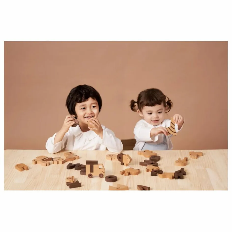 OIOIOOI Jeux Éducatifs*Blocs alphabet en bois