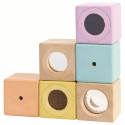 Discount Blocs sensoriels pastel - Set de 6 Jouets D'Éveil|Jouets D'Éveil