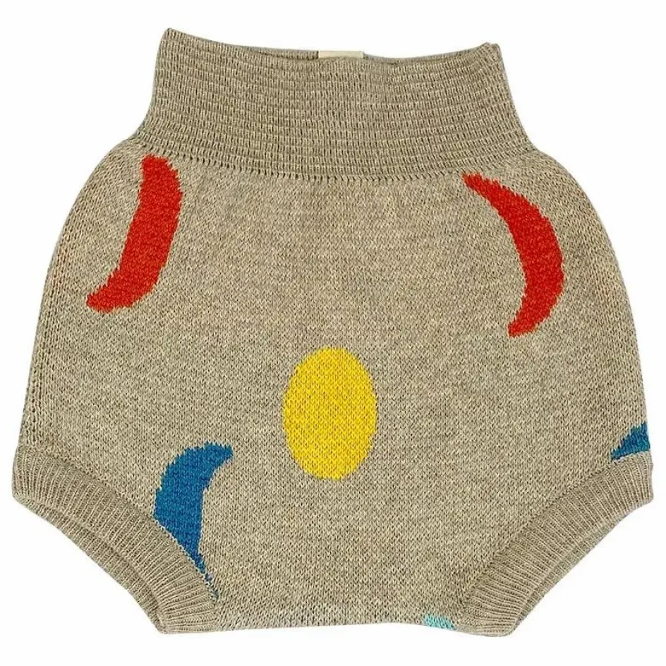 Outlet Bayiri Bloomer Moon Phases Coton Bio | Beige chiné