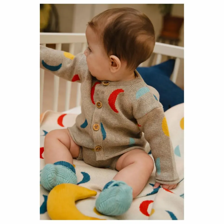 Outlet Bayiri Bloomer Moon Phases Coton Bio | Beige chiné