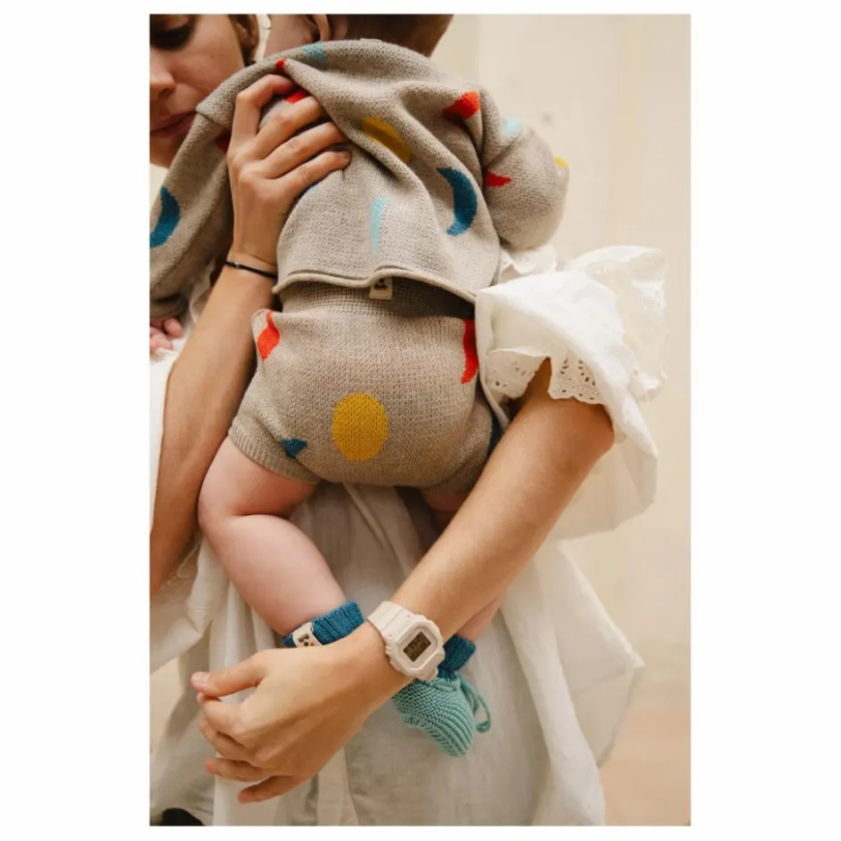Outlet Bayiri Bloomer Moon Phases Coton Bio | Beige chiné