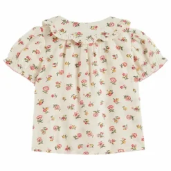 Best Emile et Ida Blouse à Col Fleurs | Ecru