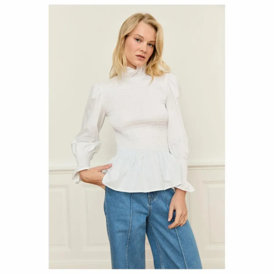 Outlet Maria de la Orden Blouse Aleria | Blanc