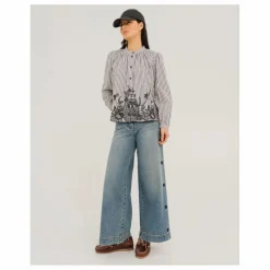 Tinsels Blouse Bali Indie Rayée ||Femme Blouses, Chemises
