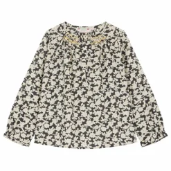 Outlet Bonpoint Blouse Biancarosa Coton Bio | Noir