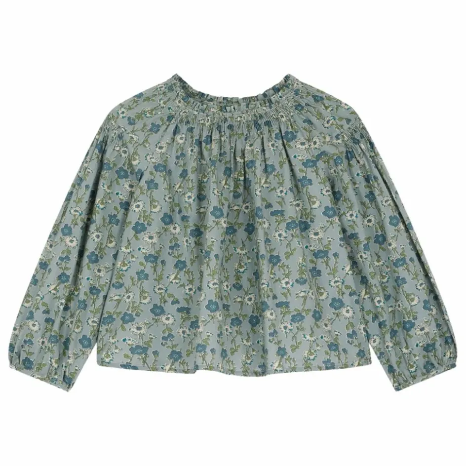 Bonpoint Blouse Blandine Liberty Coton Bio ||Enfant Blouses, T-Shirts