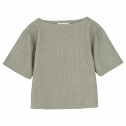 Femme Skall Studio Blouses, Chemises*Blouse Blond Rayée Laine |