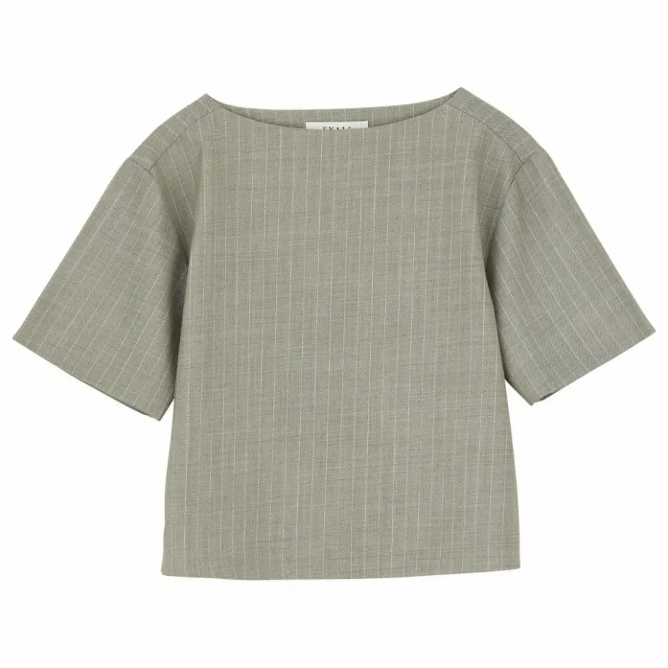 Femme Skall Studio Blouses, Chemises*Blouse Blond Rayée Laine |