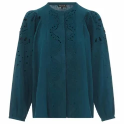 Femme Alma Deia Blouses, Chemises*Blouse brodée gaze de coton bio |