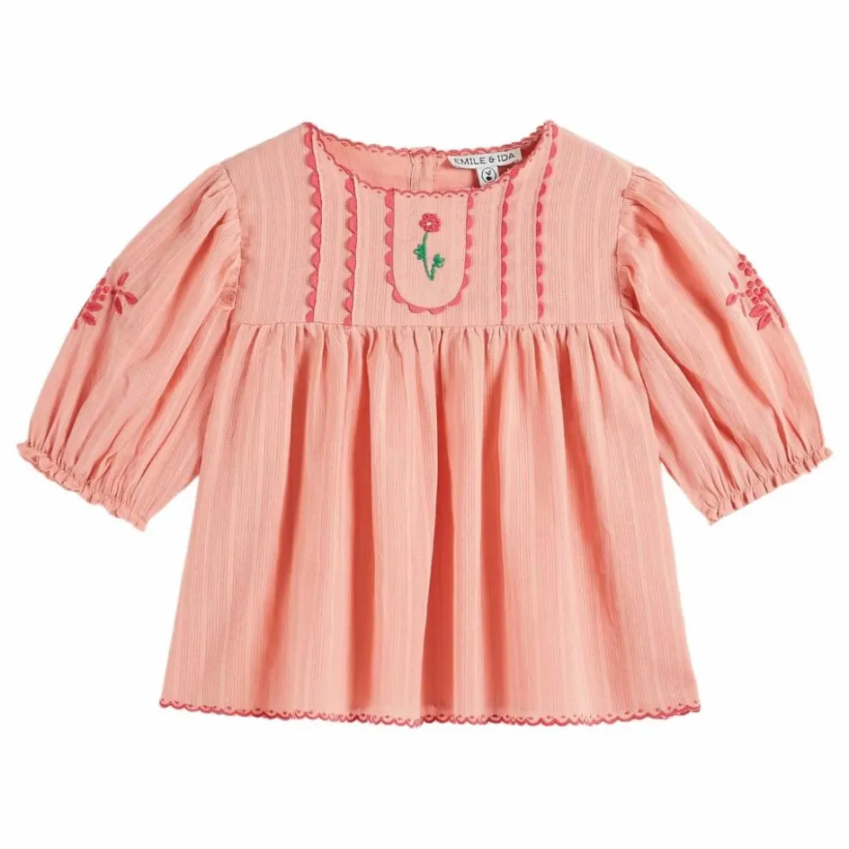 Enfant Emile et Ida Blouses, T-Shirts|Blouses, T-Shirts*Blouse Brodée Main |