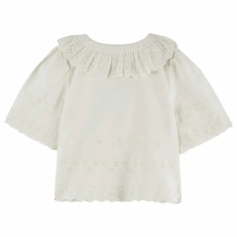 Online Emile et Ida Blouse Broderie | Rose pêche