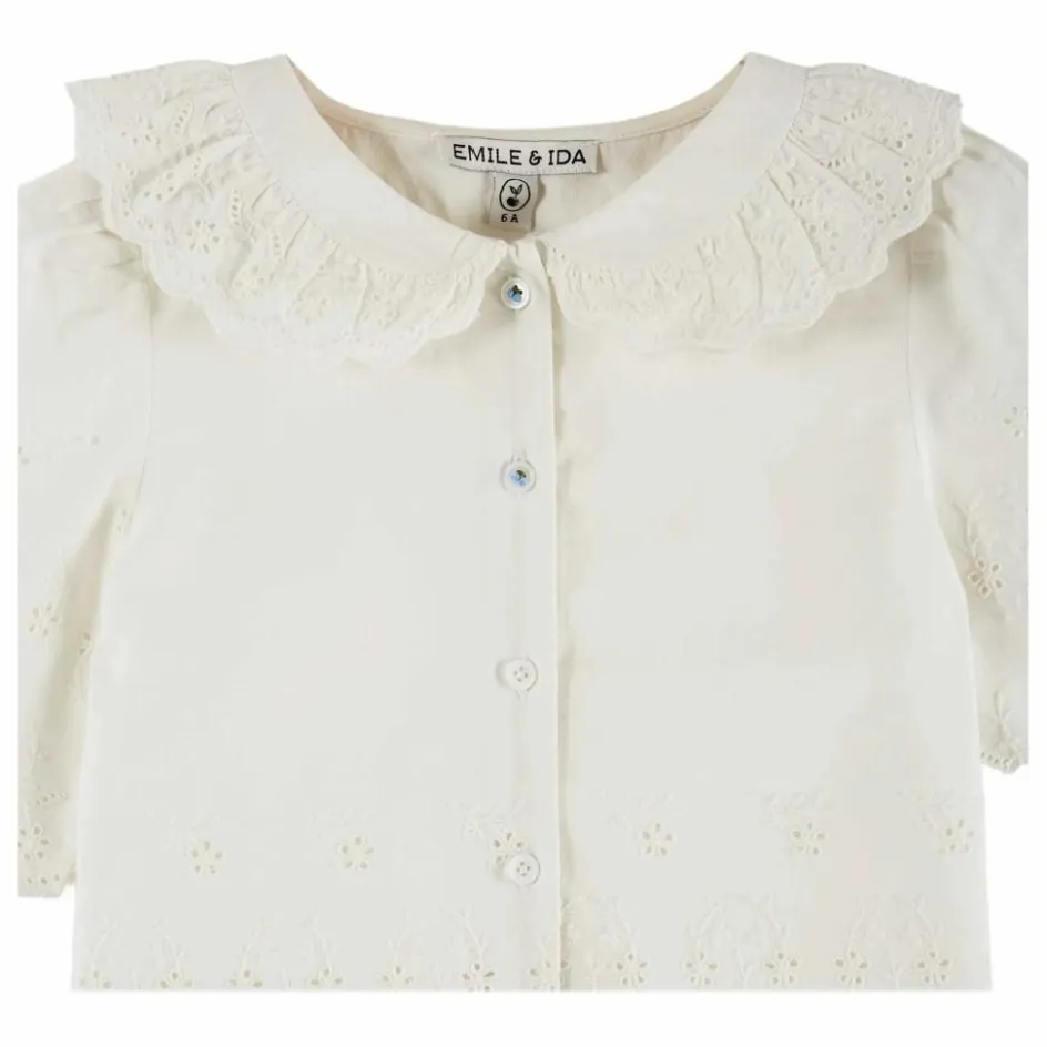 Online Emile et Ida Blouse Broderie | Rose pêche