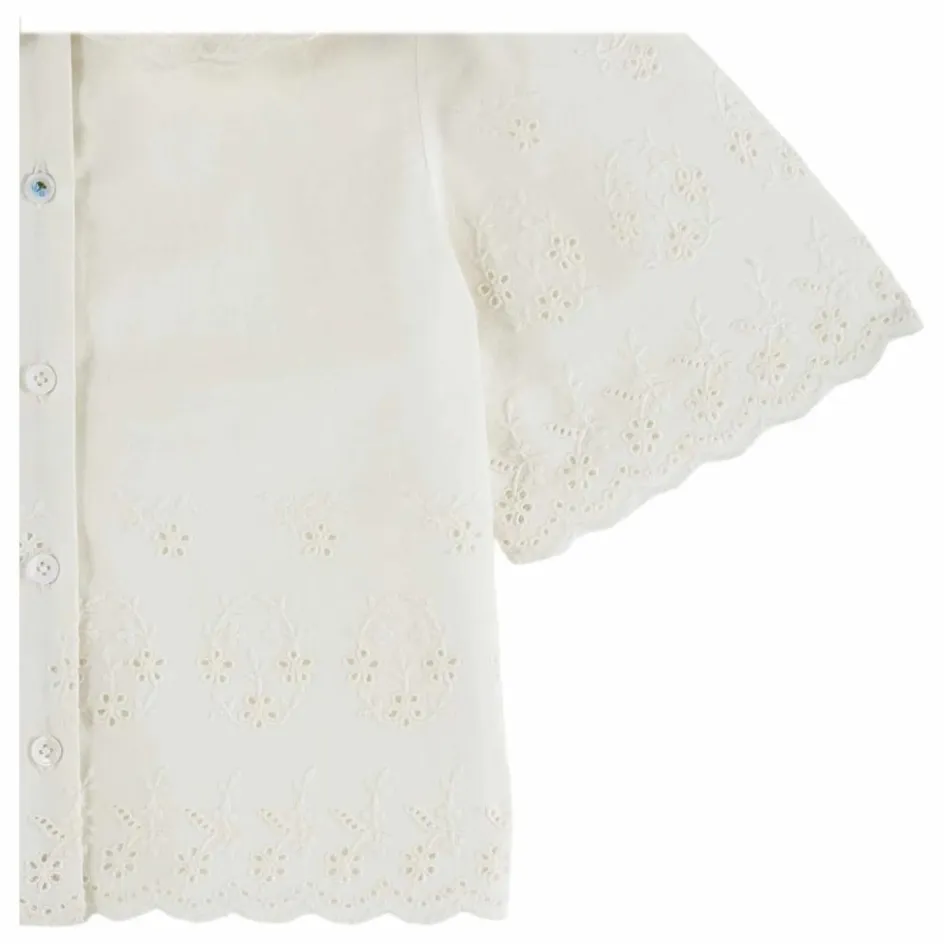 Online Emile et Ida Blouse Broderie | Rose pêche