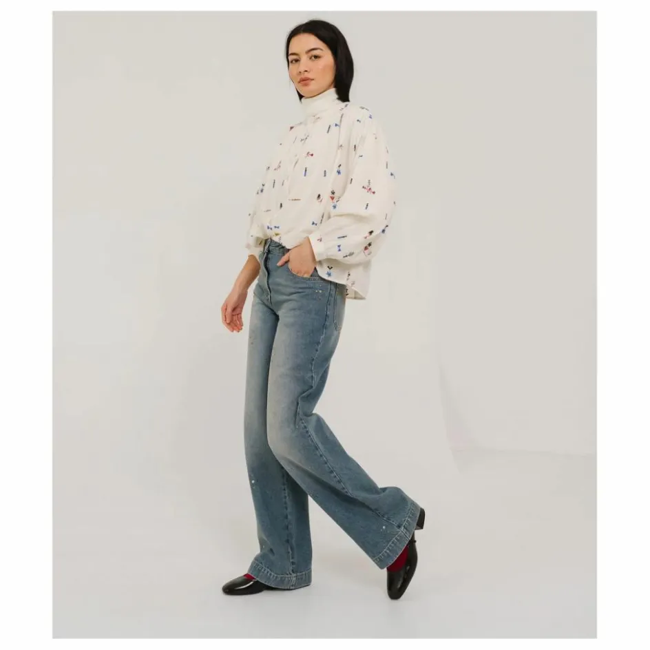 Outlet Tinsels Blouse Candide Weyes | Grège