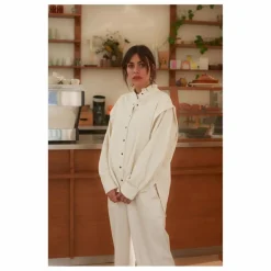 Marlot Paris Blouse Carmen Velours Côtelé - Collection Femme ||Femme Blouses, Chemises