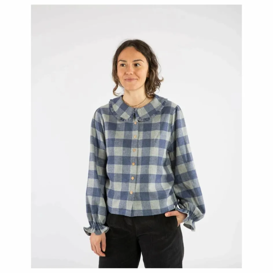 Blouse Carreaux Flanelle Tencel | Femme Blouses, Chemises