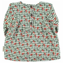 Piupiuchick Blouse Carreaux Fleurs ||Enfant Blouses, T-Shirts|Blouses, T-Shirts