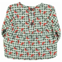 Piupiuchick Blouse Carreaux Fleurs ||Enfant Blouses, T-Shirts|Blouses, T-Shirts