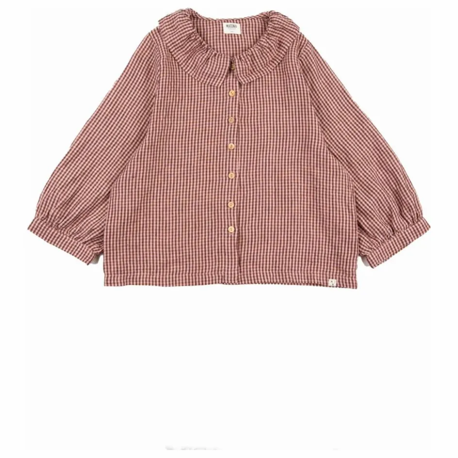 Online Matona Blouse Carreaux Lin | Rose