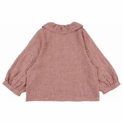Online Matona Blouse Carreaux Lin | Rose