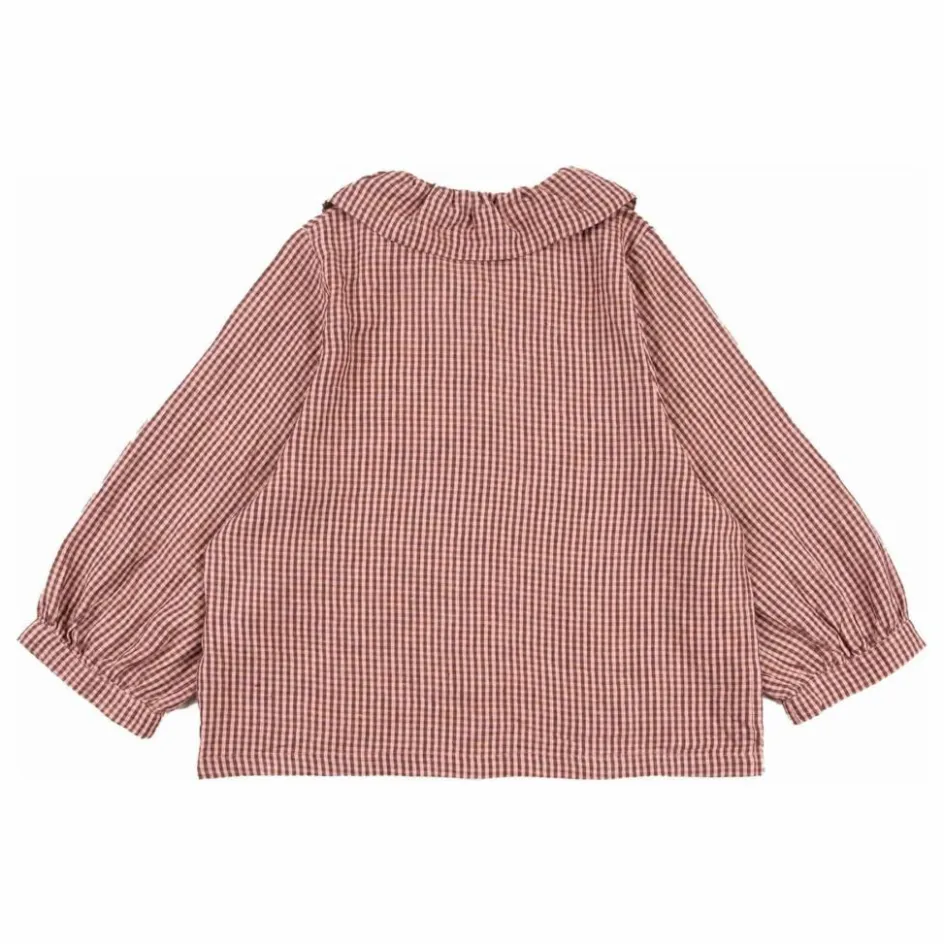 Online Matona Blouse Carreaux Lin | Rose
