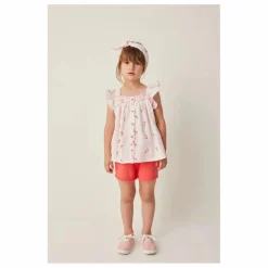 Tocoto Vintage Blouse Cerises Volants ||Enfant Blouses, T-Shirts|Blouses, T-Shirts