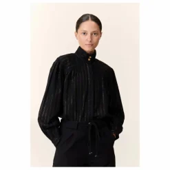 Leon & Harper Blouse Chana Rayée Métallisée ||Femme Blouses, Chemises
