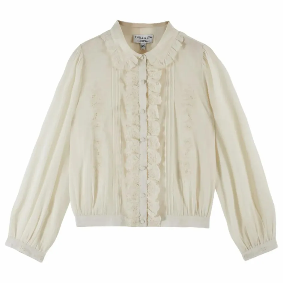 Emile et Ida Blouse Charline Brodée ||Femme Blouses, Chemises