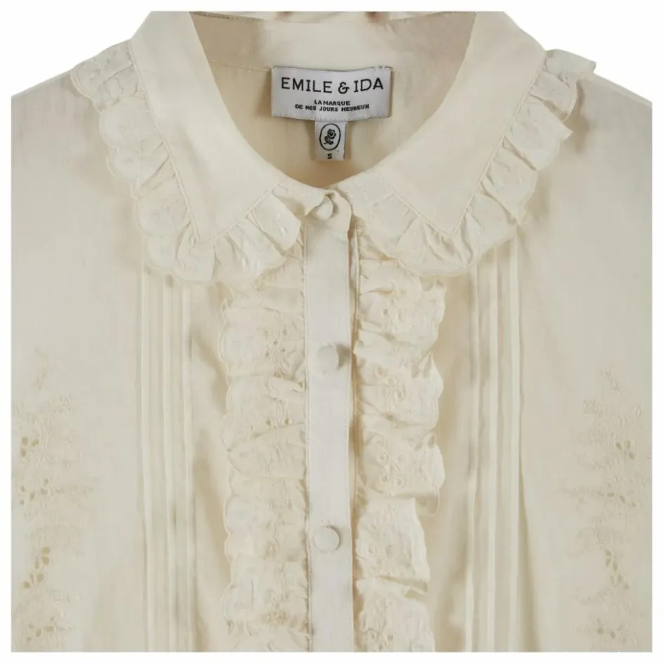 Emile et Ida Blouse Charline Brodée ||Femme Blouses, Chemises
