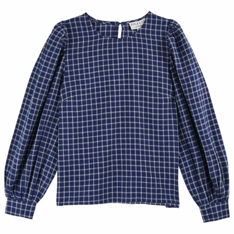 Emile et Ida Blouse Christia Gramercy Carreaux ||Femme Blouses, Chemises