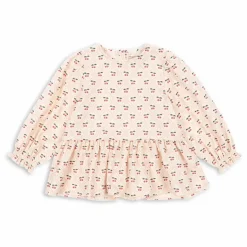 New Blouse Cianna Cerises Coton Bio | Enfant Blouses, T-Shirts|Blouses, T-Shirts