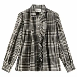 Leon & Harper Blouse Claus Carreaux Coton Bio ||Femme Blouses, Chemises
