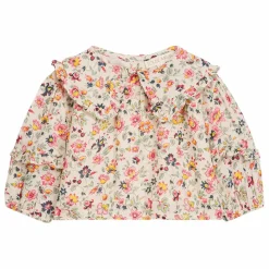 New Louise Misha Blouse Cleo Fleurie Coton Bio | Crème