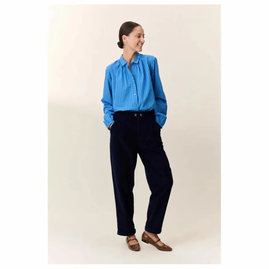 Leon & Harper Blouse Cob Rayée Coton Bio ||Femme Blouses, Chemises