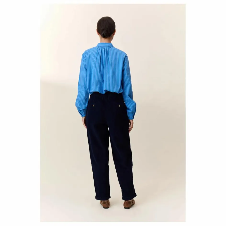 Leon & Harper Blouse Cob Rayée Coton Bio ||Femme Blouses, Chemises