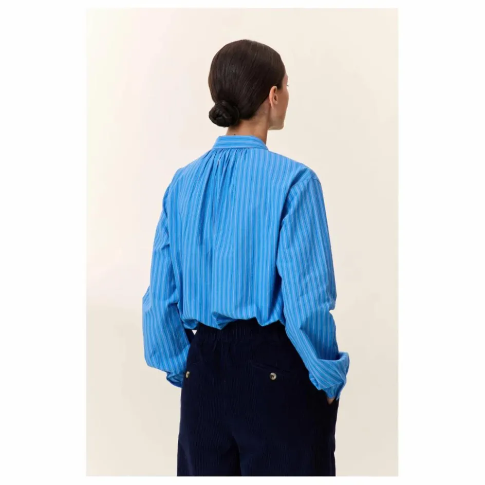 Leon & Harper Blouse Cob Rayée Coton Bio ||Femme Blouses, Chemises