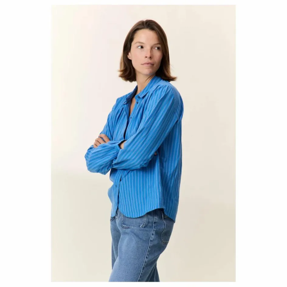 Leon & Harper Blouse Cob Rayée Coton Bio ||Femme Blouses, Chemises
